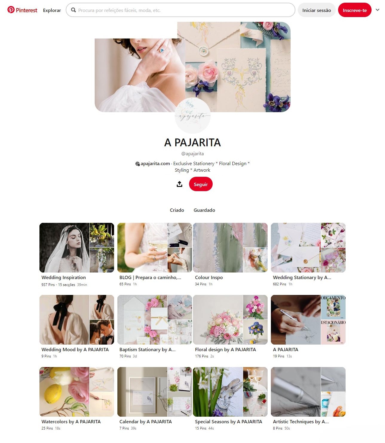 Como encontrar inspiração de casamento no Pinterest