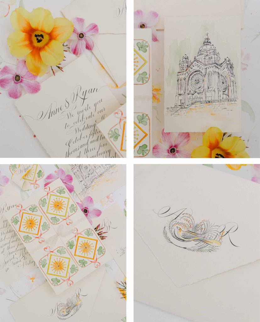convite-de-casamento-pintado-à-mão-por-A-Pajarita
